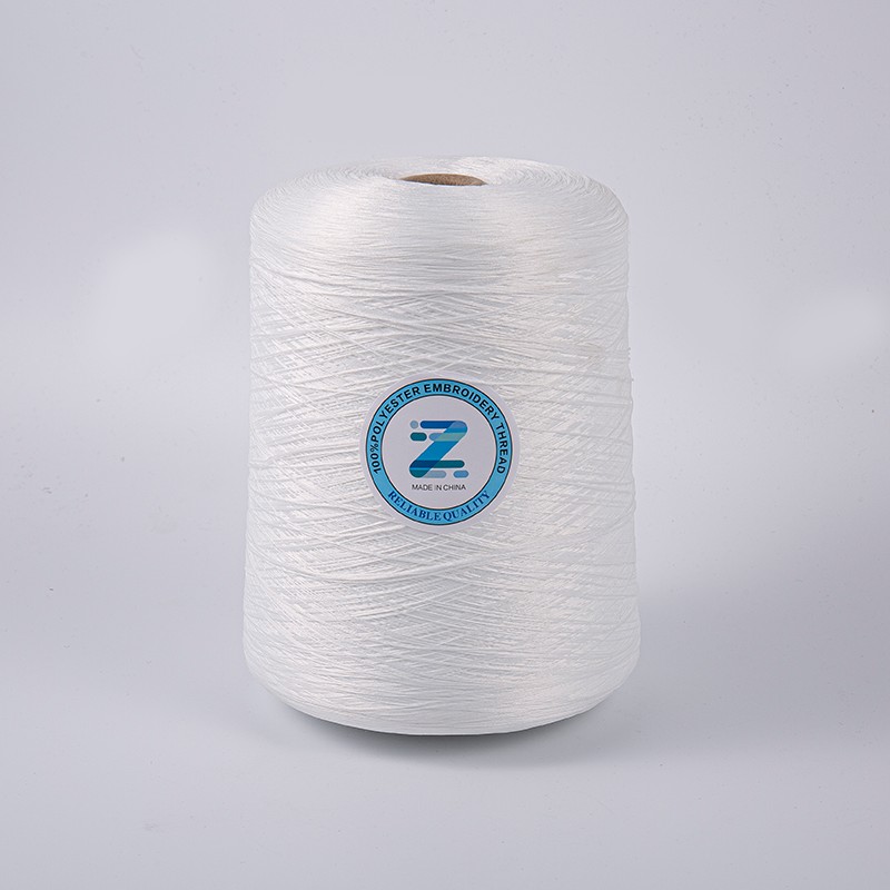 GPO dantel için 150d polyester nakış ipliği dty yumuşak süt ipliği